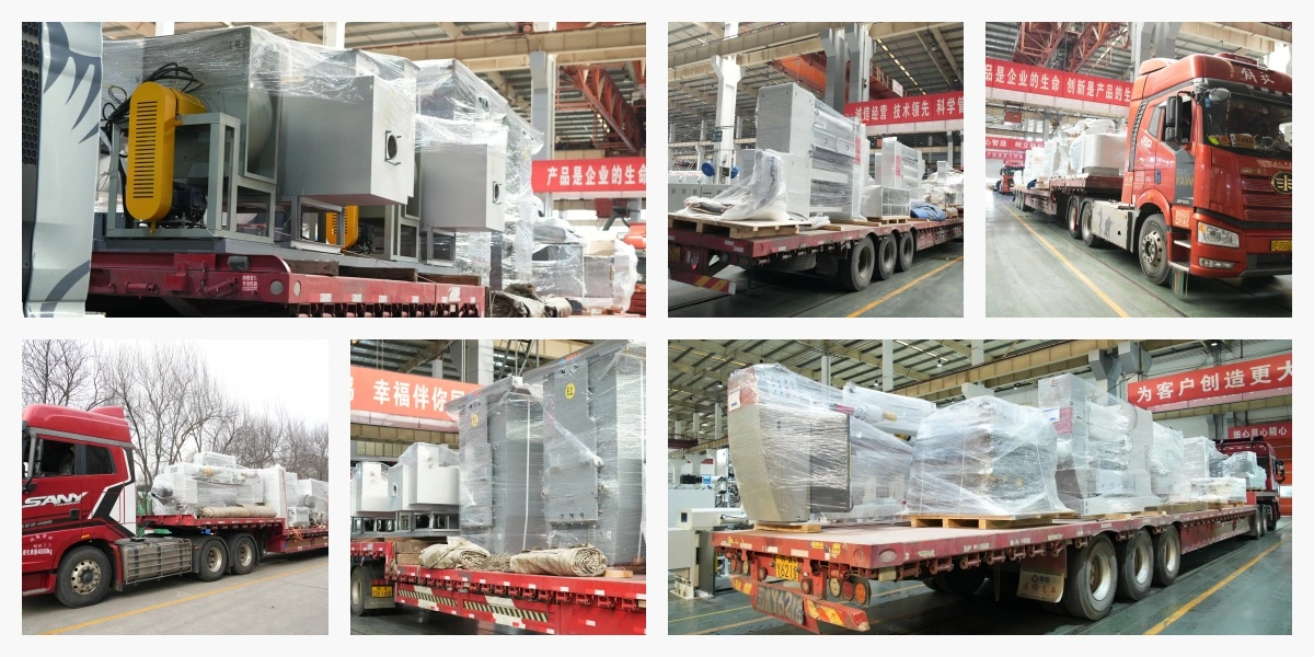 Packaging and shipping of gravure printing machines