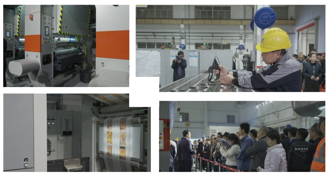 Gravure printing machinery factory workshop